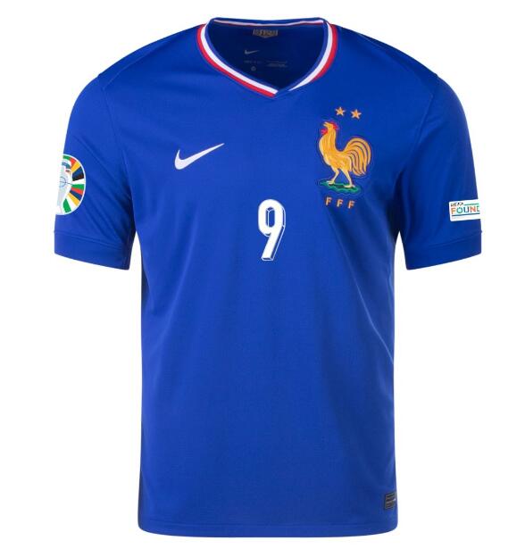 (image for) GIROUD #9 France Away Jersey Euro 2024